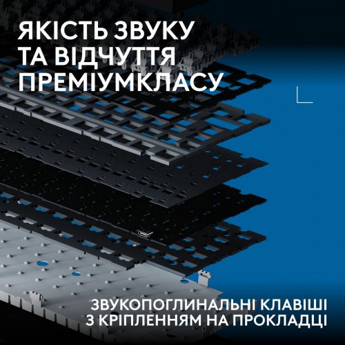 Клавиатура Logitech G316 X 75 RGB Tactile (920-014291) Black купить в Украине | Telemart фото