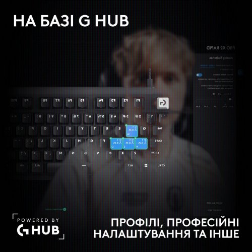 Клавиатура Logitech G Pro X2 Rapid Magnetic (920-014097) White купить в Украине | Telemart фото