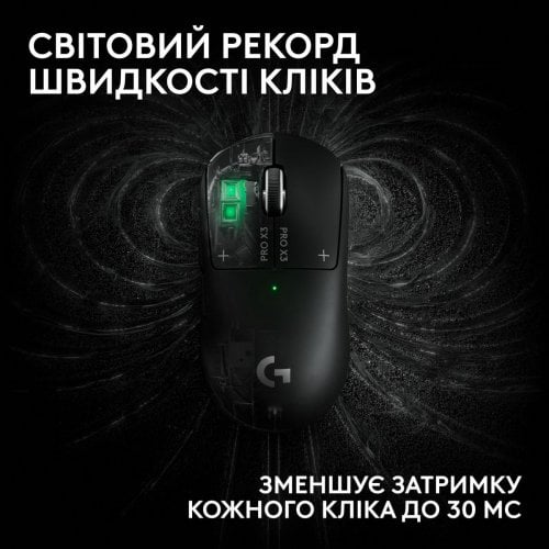 Мышка Logitech G Pro X3 Superstrike Lightspeed Wireless (910-007878) Midnight Black купить в Украине | Telemart фото