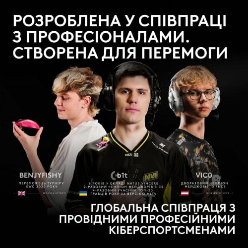 Мышка Logitech G Pro X3 Superstrike Lightspeed Wireless (910-007878) Midnight Black купить в Украине | Telemart фото