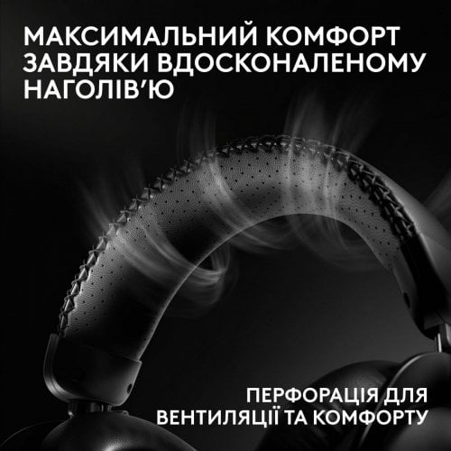 Навушники Logitech G Pro X3 Lightspeed Wireless (981-001740) Black купити в Україні | Telemart фото
