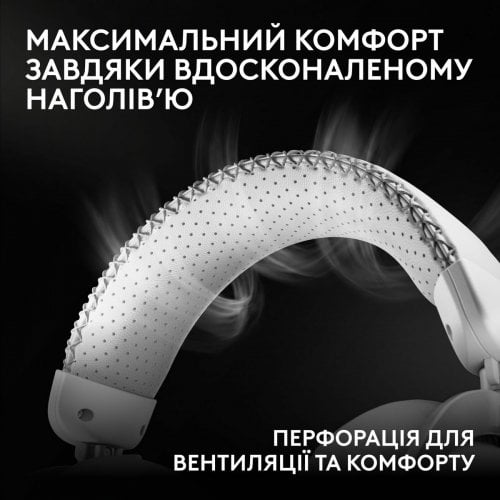 Навушники Logitech G Pro X3 Lightspeed Wireless (981-001748) White купити в Україні | Telemart фото