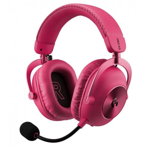 Наушники Logitech G Pro X3 Lightspeed Wireless (981-001756) Magenta купить в Украине | Telemart фото