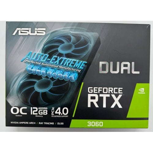 Відеокарта Asus GeForce RTX 3060 Dual OC 12288MB (DUAL-RTX3060-O12G-V2) (Відновлено продавцем, 911358) купити в Україні | Telemart фото