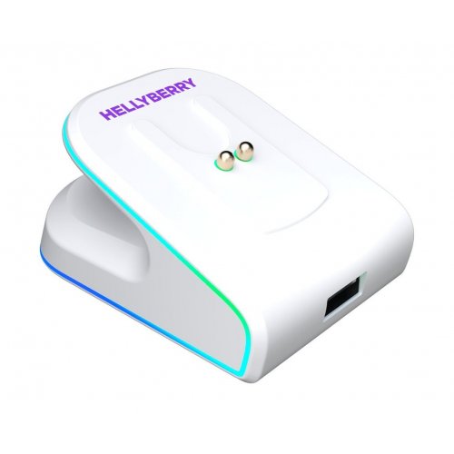 Уцінка миша HATOR Hellyberry HM47 Wireless (HM47_WHITE_VIOLET) White/Violet (Розкрита упаковка, 911398) купити в Україні | Telemart фото