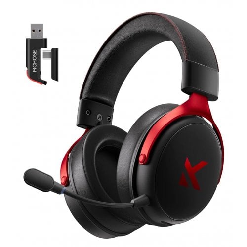 Уценка наушники MCHOSE V9 Pro Wireless (HW-V9-4) Black/Red (Вскрытая упаковка, 911407) купить в Украине | Telemart фото
