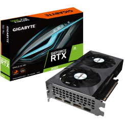 Відеокарта Gigabyte GeForce RTX 3050 EAGLE OC 8192MB (GV-N3050EAGLE OC-8GD) (Відновлено продавцем, 911432)