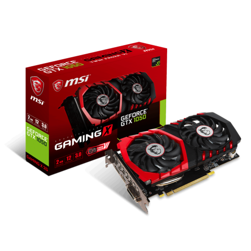 Відеокарта MSI GeForce GTX 1050 Gaming X 2048MB (GTX 1050 GAMING X 2G) (Відновлено продавцем, 911442) купити в Україні | Telemart фото