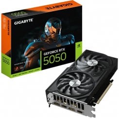 Уцінка відеокарта Gigabyte GeForce RTX 5050 WINDFORCE OC V2 8192MB (GV-N5050WF2OCV2-8GD) (Розкрита упаковка, 911469)