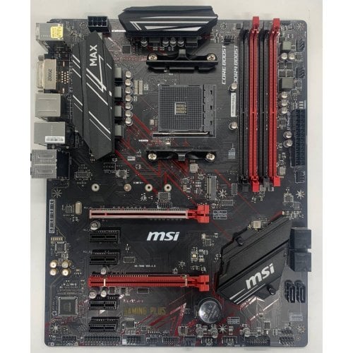 Материнська плата MSI B450 GAMING PLUS MAX (sAM4, AMD B450) (Відновлено продавцем, 911479) купити в Україні | Telemart фото