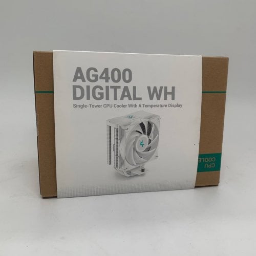 Кулер Deepcool AG400 Digital (R-AG400-WHNDMN-G-1) White (Відновлено продавцем, 911488) купити в Україні | Telemart фото