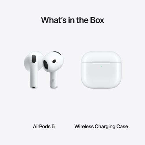 Навушники Apple AirPods 5 with Wireless Charging Case (MKFT4ZE/A) White купити в Україні | Telemart фото