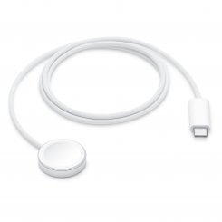 Беспроводное зарядное устройство Apple Watch Magnetic Fast Charger to USB Type-C Cable 1m (ML434ZM/A) White