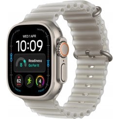 Смарт-часы Apple Watch Ultra 4 GPS + Cellular 49mm Natural Titanium Case with Translucent Grey Ocean Band (MJAD4QI/A)