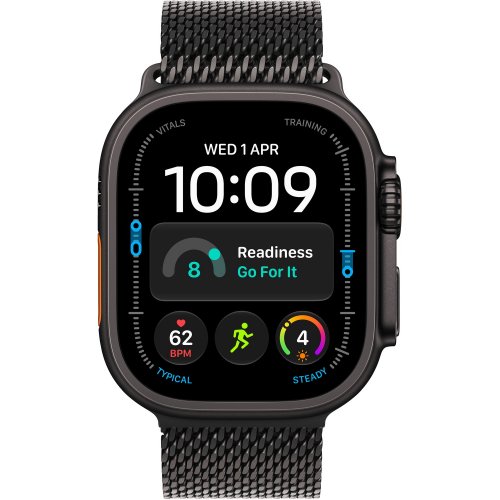 Смарт-часы Apple Watch Ultra 4 GPS + Cellular 49mm Black Titanium Case with Black Titanium Milanese Loop - S (MJAU4QI/A) купить в Украине | Telemart фото
