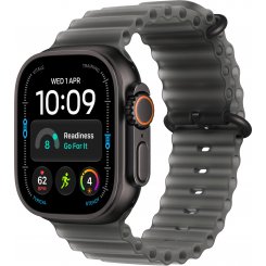 Смарт-часы Apple Watch Ultra 4 GPS + Cellular 49mm Black Titanium Case with Translucent Black Ocean Band (MJAY4QI/A)