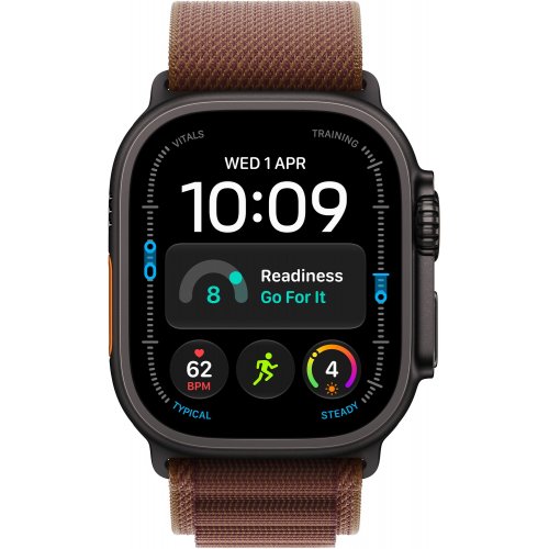 Смарт-часы Apple Watch Ultra 4 GPS + Cellular 49mm Black Titanium Case with Burgundy Alpine Loop - S (MJC04QI/A) купить в Украине | Telemart фото