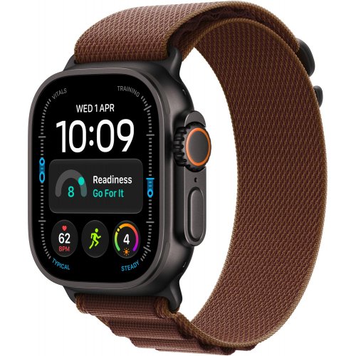 Смарт-часы Apple Watch Ultra 4 GPS + Cellular 49mm Black Titanium Case with Burgundy Alpine Loop - M (MJC14QI/A) купить в Украине | Telemart фото