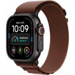 Смарт-часы Apple Watch Ultra 4 GPS + Cellular 49mm Black Titanium Case with Burgundy Alpine Loop - L (MJC24QI/A)