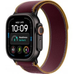 Смарт-часы Apple Watch Ultra 4 GPS + Cellular 49mm Black Titanium Case with Burgundy Trail Loop - M/L (MJC44QI/A)