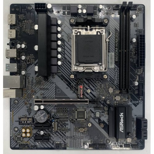 Материнская плата AsRock B650M-H/M.2+ (sAM5, AMD B650) (Восстановлено продавцом, 911861) купить в Украине | Telemart фото