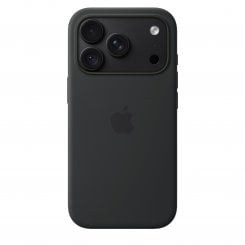 Чохол для смартфона Apple Silicone Case with MagSafe for Apple iPhone 18 Pro (MK8Y4ZM/A) Black