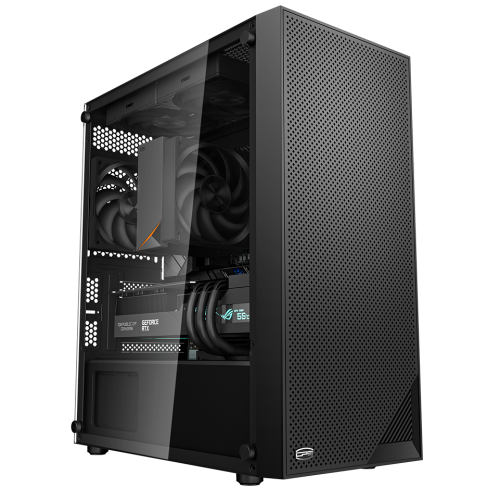 Уценка корпус PCCooler C3B310 Tempered Glass без БП Black (Вскрытая упаковка, 911933) купить в Украине | Telemart фото