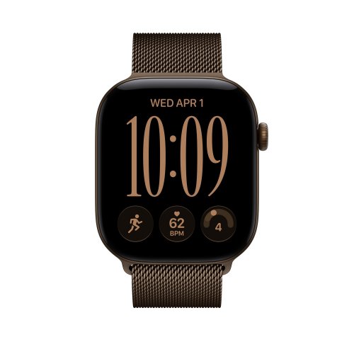 Ремешок Apple Milanese Loop for Apple Watch 46mm S/M (MJNM4ZM/A) Dark Bronze купить в Украине | Telemart фото