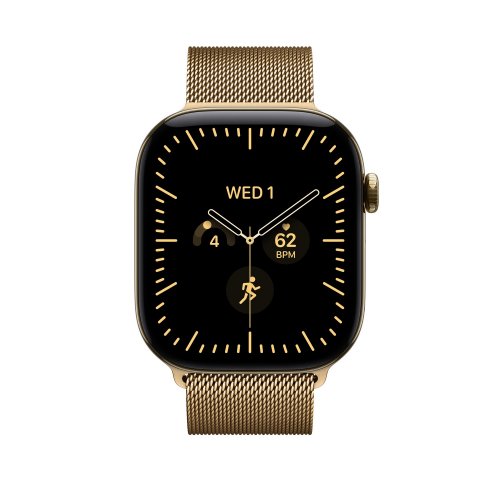 Ремешок Apple Milanese Loop for Apple Watch 46mm M/L (MJNQ4ZM/A) Radiant Gold купить в Украине | Telemart фото