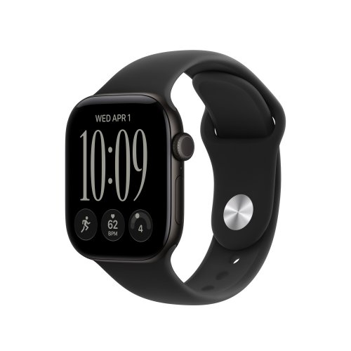 Ремінець Apple Sport Band for Apple Watch 42mm M/L (MJV84ZM/A) Black купити в Україні | Telemart фото