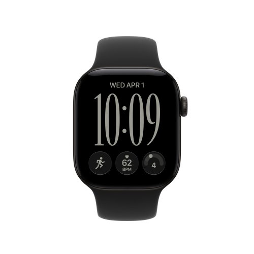 Ремінець Apple Sport Band for Apple Watch 42mm M/L (MJV84ZM/A) Black купити в Україні | Telemart фото
