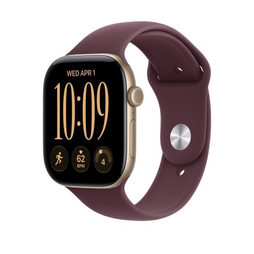 Ремінець Apple Sport Band for Apple Watch 46mm S/M (MJVH4ZM/A) Burgundy купити в Україні | Telemart фото