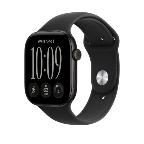 Ремінець Apple Sport Band for Apple Watch 46mm S/M (MJVV4ZM/A) Black купити в Україні | Telemart фото