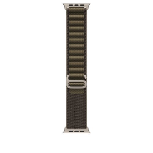 Ремінець Apple Alpine Loop Natural Titanium Finish for Apple Watch 49mm Small (MK794ZM/A) Dark Olive купити в Україні | Telemart фото
