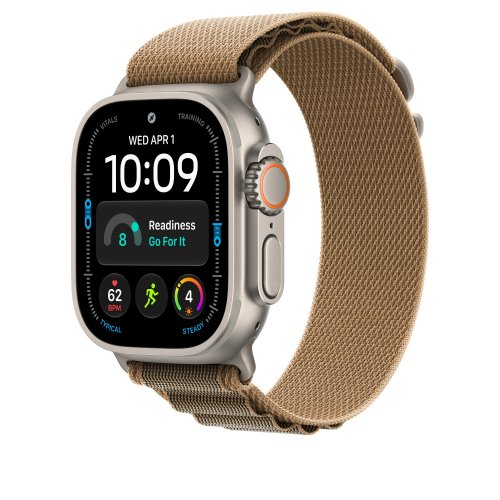 Ремінець Apple Alpine Loop Natural Titanium Finish for Apple Watch 49mm Small (MK7G4ZM/A) Desert купити в Україні | Telemart фото