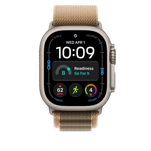 Ремінець Apple Alpine Loop Natural Titanium Finish for Apple Watch 49mm Small (MK7G4ZM/A) Desert купити в Україні | Telemart фото
