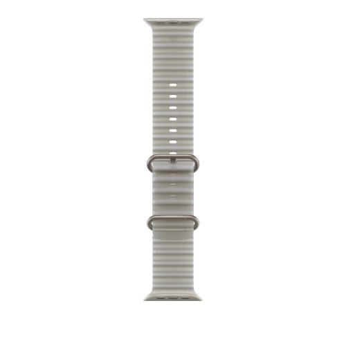 Ремінець Apple Ocean Band Natural Titanium Finish for Apple Watch 49mm (MK7K4ZM/A) Translucent Gray купити в Україні | Telemart фото