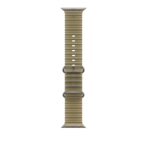 Ремінець Apple Ocean Band Natural Titanium Finish for Apple Watch 49mm (MK7M4ZM/A) Translucent Kelp купити в Україні | Telemart фото