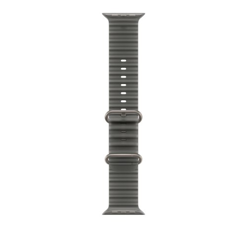 Ремінець Apple Ocean Band Natural Titanium Finish for Apple Watch 49mm (MK7P4ZM/A) Translucent Black купити в Україні | Telemart фото