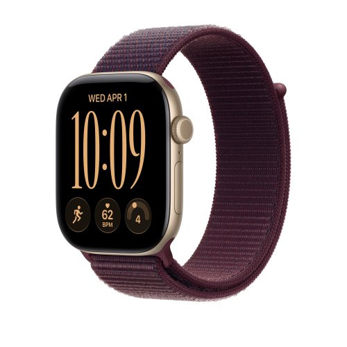 Ремешок Apple Sport Loop for Apple Watch 46mm (MK8F4ZM/A) Burgundy купить в Украине | Telemart фото