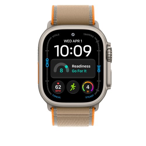 Ремешок Apple Trail Loop Natural Titanium Finish for Apple Watch 49mm M/L (MK8N4ZM/A) Sand купить в Украине | Telemart фото