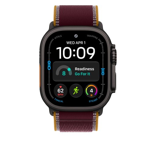 Ремешок Apple Trail Loop Black Titanium Finish for Apple Watch 49mm M/L (MKA94ZM/A) Burgundy купить в Украине | Telemart фото