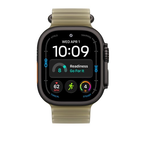 Удлинитель ремешка Apple Ocean Band Extension Black Titanium Finish for Apple Watch 49mm (MKAX4ZM/A) Translucent Kelp купить в Украине | Telemart фото