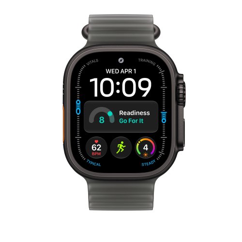 Ремешок Apple Ocean Band Black Titanium Finish for Apple Watch 49mm (MKAY4ZM/A) Translucent Black купить в Украине | Telemart фото