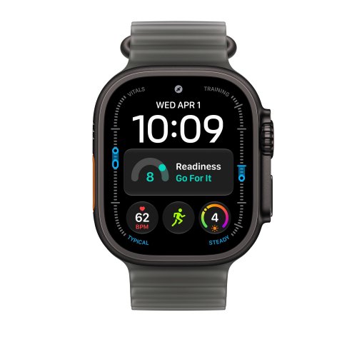 Удлинитель ремешка Apple Ocean Band Extension Black Titanium Finish for Apple Watch 49mm (MKD04ZM/A) Translucent Black купить в Украине | Telemart фото