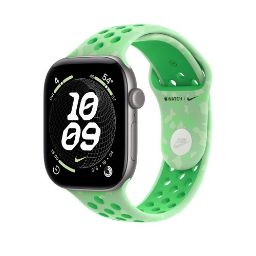 Ремешок Apple Nike Sport Band for Apple Watch 46mm M/L (MKTY4ZM/A) Green Spark купить в Украине | Telemart фото