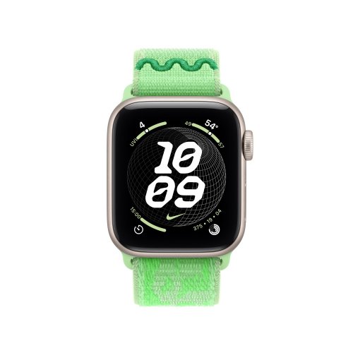 Ремешок Apple Nike Sport Loop for Apple Watch 40mm (MKU94ZM/A) Green Spark купить в Украине | Telemart фото