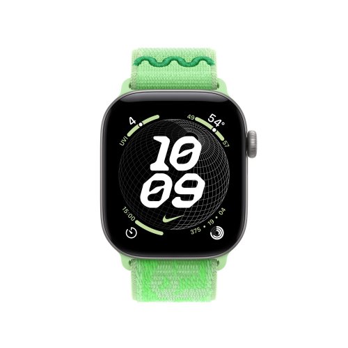Ремешок Apple Nike Sport Loop for Apple Watch 42mm (MKUQ4ZM/A) Green Spark купить в Украине | Telemart фото