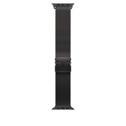 Ремешок Apple Milanese Loop for Apple Watch 49mm Large (MK0Q4ZM/A) Black Titanium купить в Украине | Telemart фото