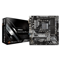 Материнская плата AsRock B450M Pro4 (sAM4, AMD B450) (Восстановлено продавцом, 912185)
